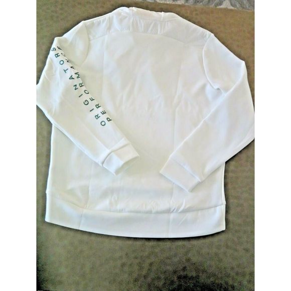 Under Armour 1360730-114 Men's Size Large Summit Hoodie White Sweatshirt $90 - Picture 4 of 7